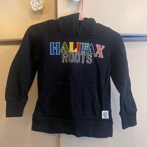Roots Kids Hoodie with Colorful Halifax Design